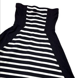 Express size xsmall strapless cotton skater dress